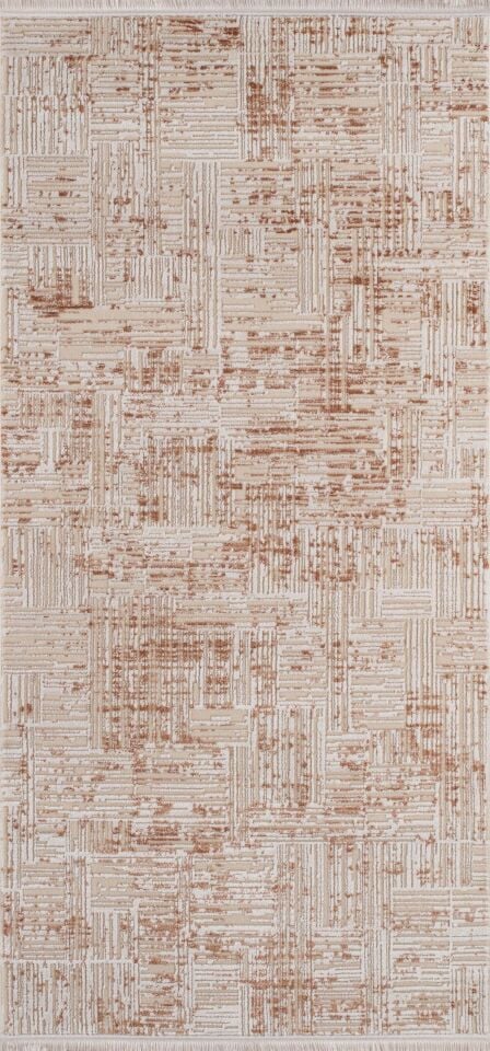 Artemis Halı Eva 01100L Krem Akrilik Terra Salon Koridor Mutfak Yatak Odası Halısı