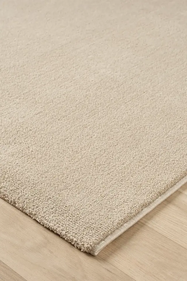 Seyran Halı Bali 4500 Bej Yumuşak Dokulu Modern Yolluk
