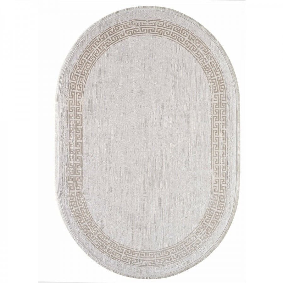 Gümüşsuyu Halı Black & Brown 11298 - Kahve Oval